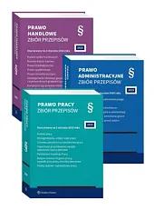 PAKIET: Zbiory przepisów: Prawo handlowe, pracy, administracyjne
